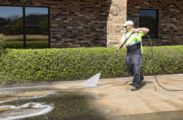 commercial concrete cleaning in dayton